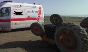 تراکتور جان کشاورز اراکی گرفت