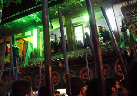 دسته چوبی گرگان و خون خواهی امام (ع) در شب 12 محرم