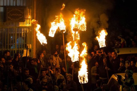 دسته چوبی گرگان و خون خواهی امام (ع) در شب 12 محرم
