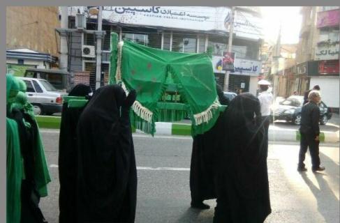 حرکت نمادین کاروان اسراء کربلا در گرگان