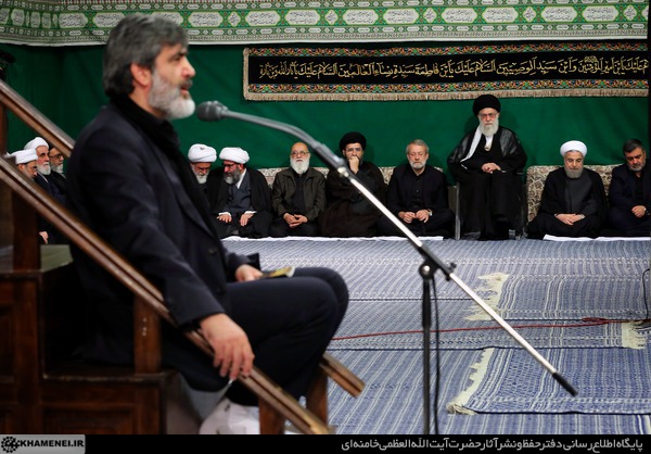 آخرین شب مراسم عزاداری حضرت اباعبدالله الحسین (ع) در حسینیه امام خمینی