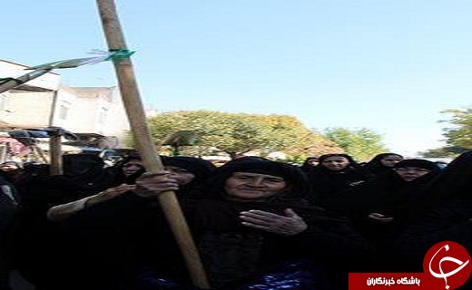 مراسم تشییع نمادین پیکر شهدای کربلا