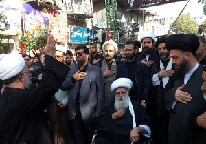 عزاداری علمای مازندرانی در سوگ امام سجاد(ع)