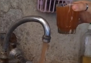 آلودگی آب شرب چمگز + فیلم