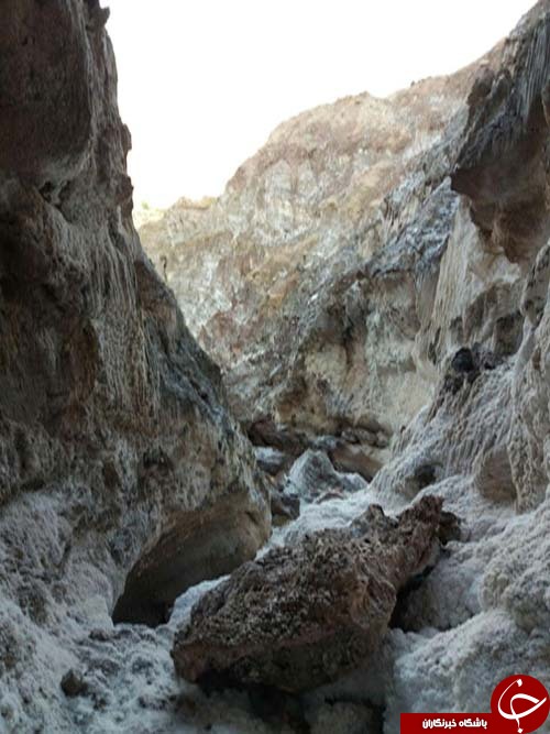 غار نمکی درگز هرمزگان+ تصاویر