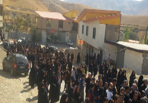 مراسم عزاداری سالار شهیدان در روستای نیکنام‌ده + فیلم