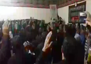 برگزاری مراسم عزاداری عاشورا در روستای سایین دره + فیلم