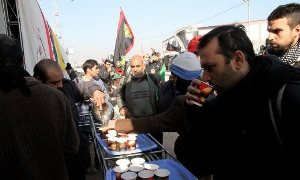 برپایی موکب اختصاصی شوشتر در مرز چذابه