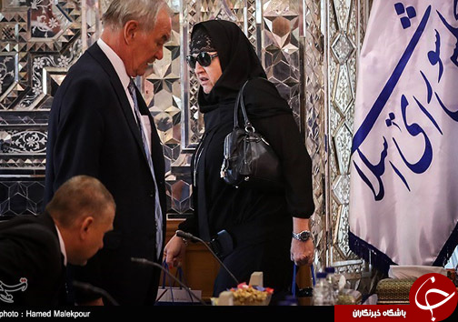 عکس/ پوشش جالب نماینده سنای جمهوری چک در ایران