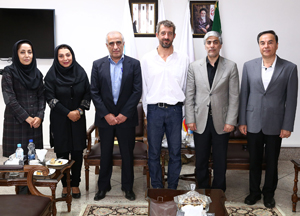 مسئول توسعه اسلالوم فدراسیون جهانی قایقرانی با رئیس کمیته ملی المپیک دیدار کرد