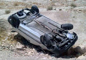 واژگونی عامل 50 درصد حوادث رانندگی در چهارمحال و بختیاری
