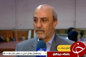 بازدید گودرزی از اردوی تیم ملی کاراته + فیلم