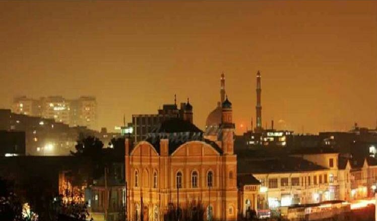 تصویری زیبا از مسجد شاه دوشمشیر کابل