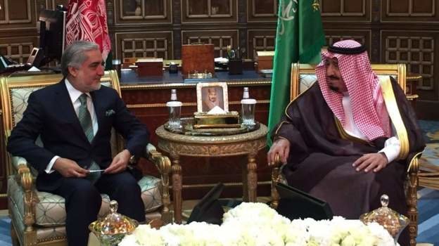رئیس اجرایی دولت افغانستان با پادشاه عربستان دیدار کرد