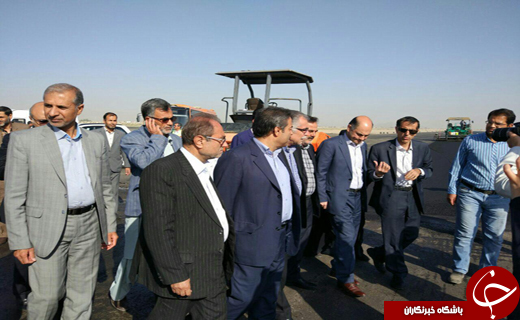بازدید معاون عمرانی وزیرکشورازبانددوم فرودگاه زاهدان+ تصاویر