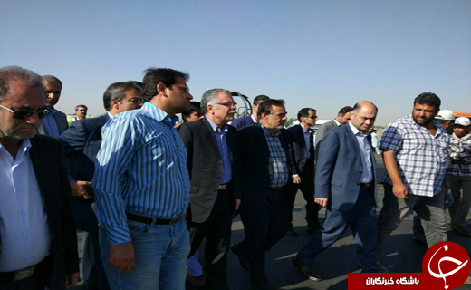 بازدید معاون عمرانی وزیرکشورازبانددوم فرودگاه زاهدان+ تصاویر