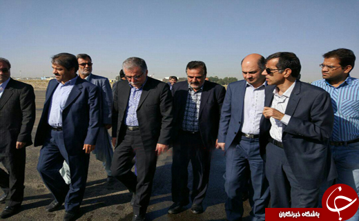 بازدید معاون عمرانی وزیرکشورازبانددوم فرودگاه زاهدان+ تصاویر