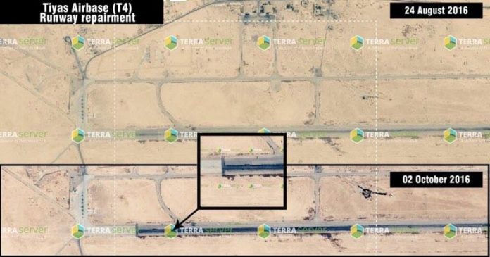 بازسازی باند پایگاه نظامی 