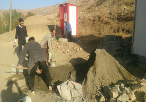ساخت سرویس بهداشتی مدرسه بعد از 15 سال + تصاویر