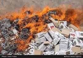 امحاء بیش از ۵ تن کالای قاچاق در مشهد