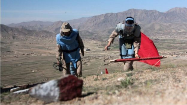 ده&zwnj;ها مین&zwnj;روب از چنگ ربایندگان در ولایت لوگر رها شدند