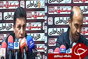 کنفرانس خبری پس از بازی مربیان تراکتور سازی -  فولاد خوزستان + فیلم
