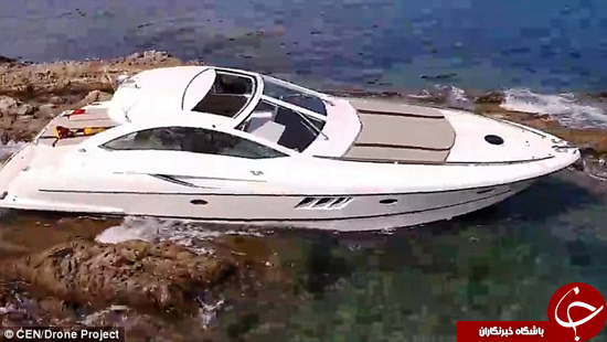 خسارت زدن به قایق گران پدر +تصاویر