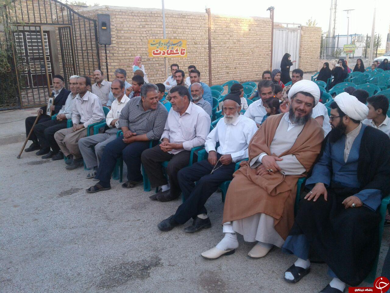 گرامیداشت شهیدان در روستای آق کهریز + تصاویر
