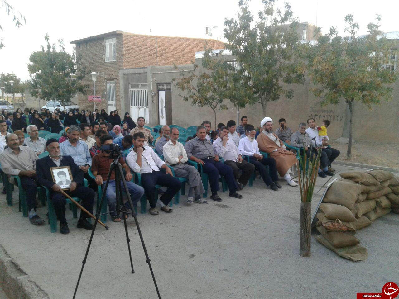 گرامیداشت شهیدان در روستای آق کهریز + تصاویر
