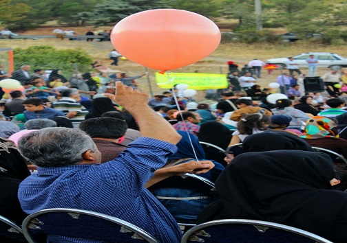 جشن باد بادک ها در سنندج +تصاویر