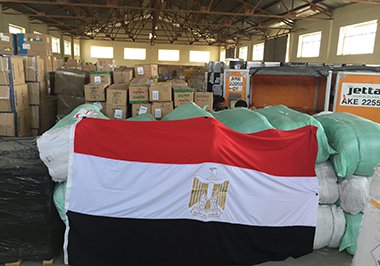کمک&zwnj;های بشر دوستانه مصر برای افغانستان