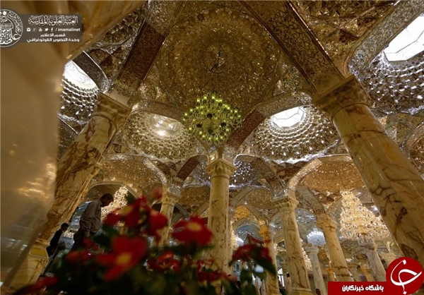 معماری ایرانی - اسلامی در صحن حضرت زهرا (س)+ تصاویر