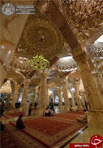معماری ایرانی - اسلامی در صحن حضرت زهرا (س)+ تصاویر