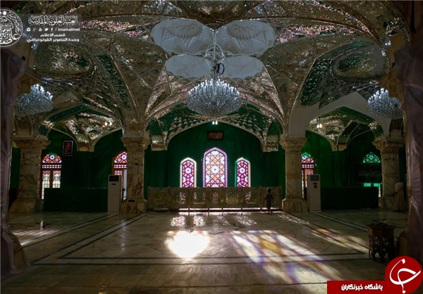 معماری ایرانی - اسلامی در صحن حضرت زهرا (س)+ تصاویر