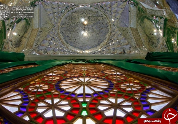 معماری ایرانی - اسلامی در صحن حضرت زهرا (س)+ تصاویر