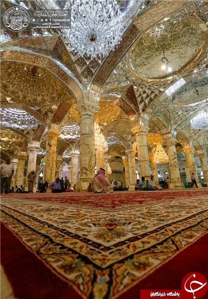 معماری ایرانی - اسلامی در صحن حضرت زهرا (س)+ تصاویر