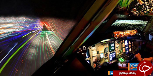 عکس/ زیبایی&zwnj;های منحصربفرد آسمان از زاویه دید کابین خلبان