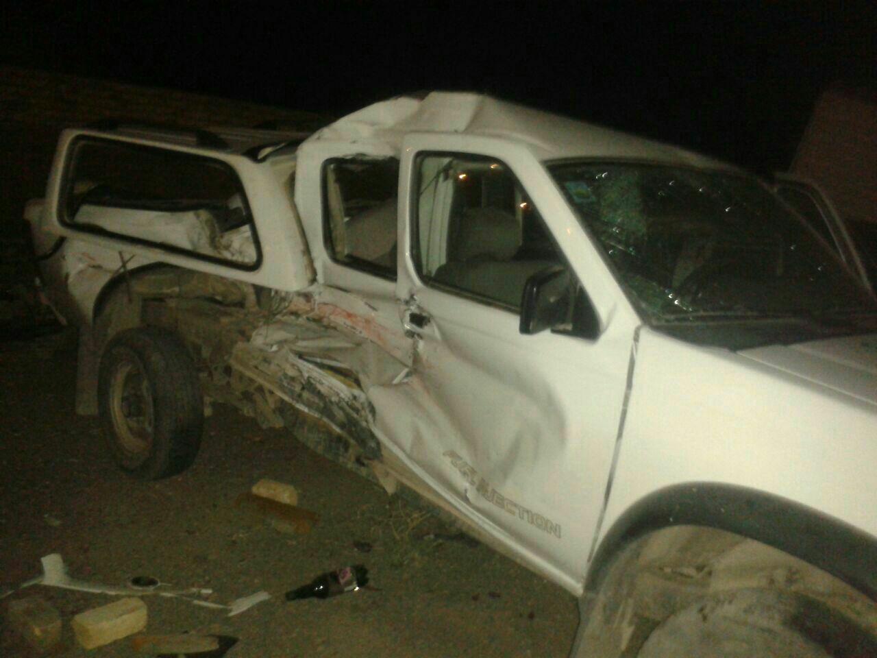محیط بانان قم در حین ماموریت دچار سانحه تصادف شدند