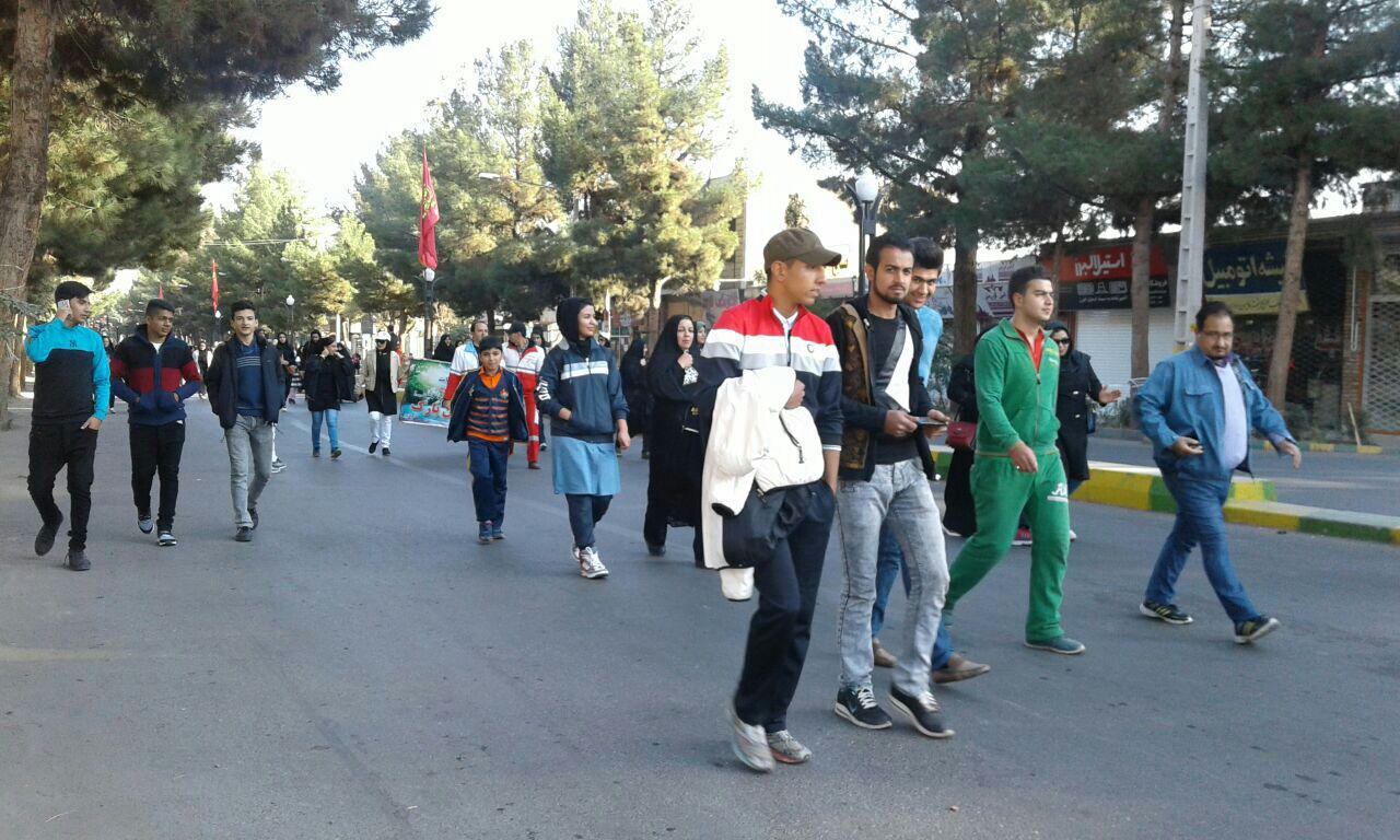 برگزاری همایش بزرگ پیاده‌ رویی در تربت جام