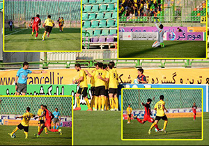 پیروزی سپاهان برابر سیاه جامگان