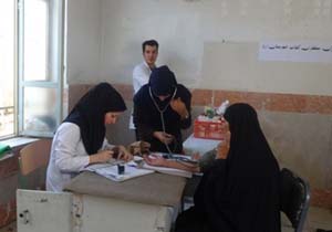 ارائه خدمات پزشکی رایگان در دژگان بندر لنگه