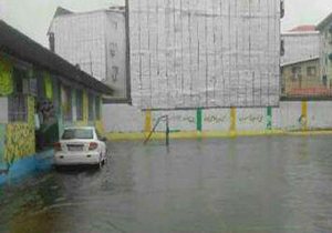 تعطیلی دو مدرسه در بابل به دلیل باران