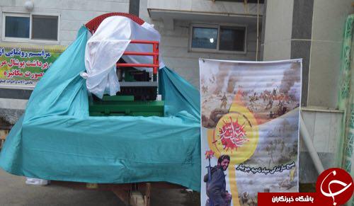 دستگاه مكانيزه جمع آوری پوشال مرغ در جویبار ساخته شد+تصاویر