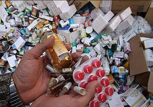 کشف انبار غیر مجاز با 8 تن داروی تاریخ مصرف گذشته