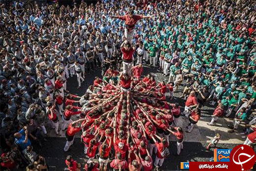 عکس/ جشنواره سنتی باشکوه در بارسلونا