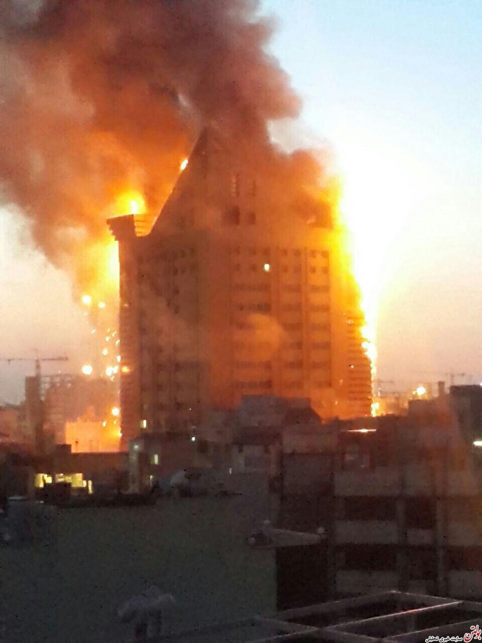 پرداخت خسارت آتش سوزی برج سلمان در مشهد