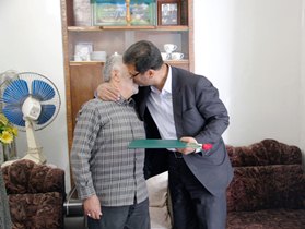 دیدار با خانواده سه شهید دفاع مقدس