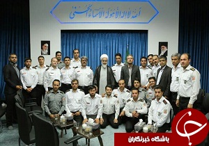 دیدارکارکنان آتش نشانی با امام جمعه