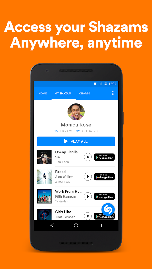 دانلود Shazam Encore 7.1.0-160923 &ndash; یافتن خواننده موزیک اندروید!