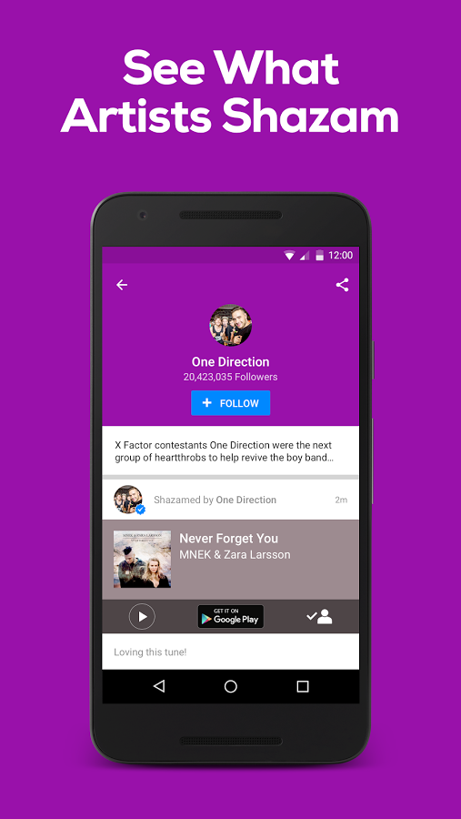 دانلود Shazam Encore 7.1.0-160923 &ndash; یافتن خواننده موزیک اندروید!